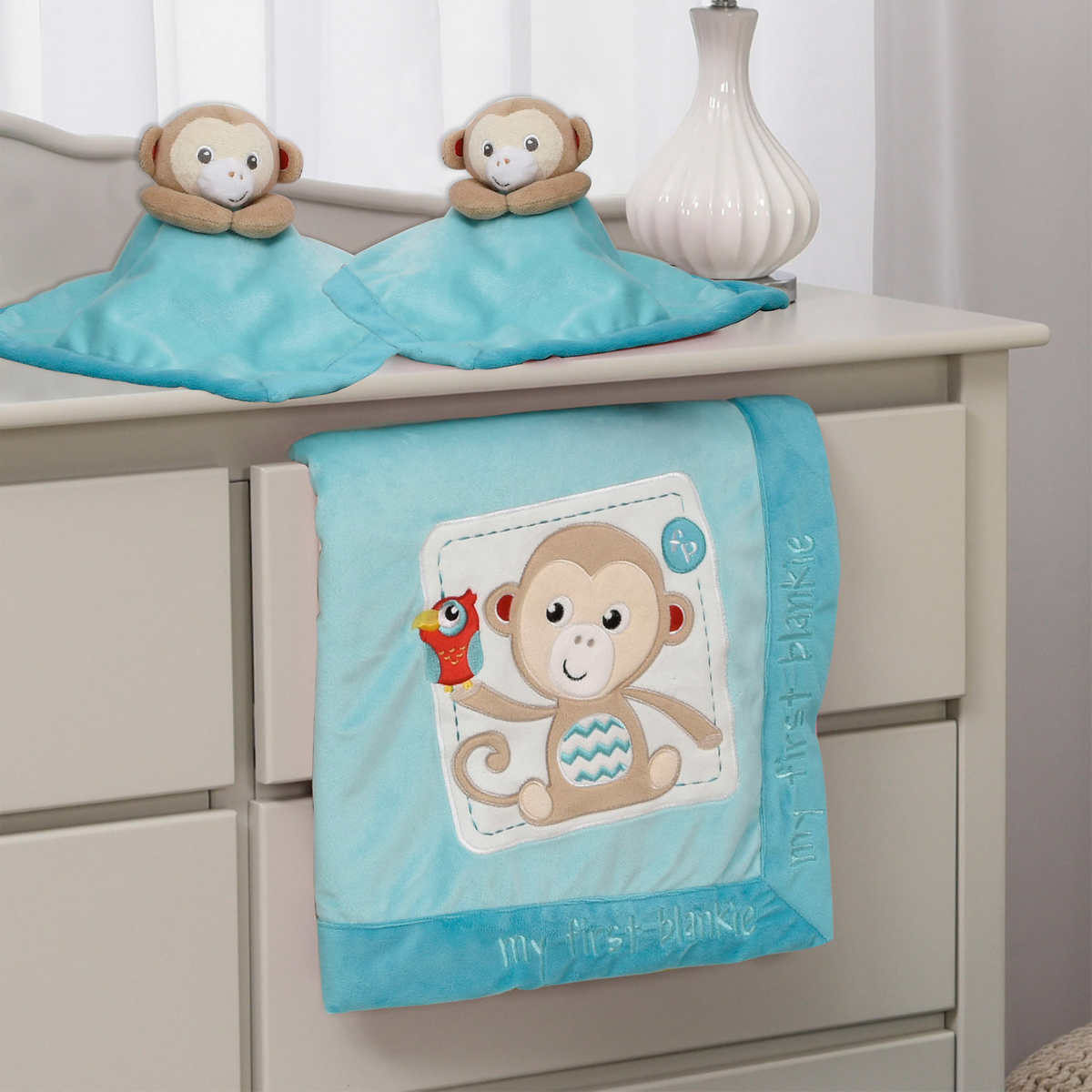 Fisher price blanket and rattle set costco store