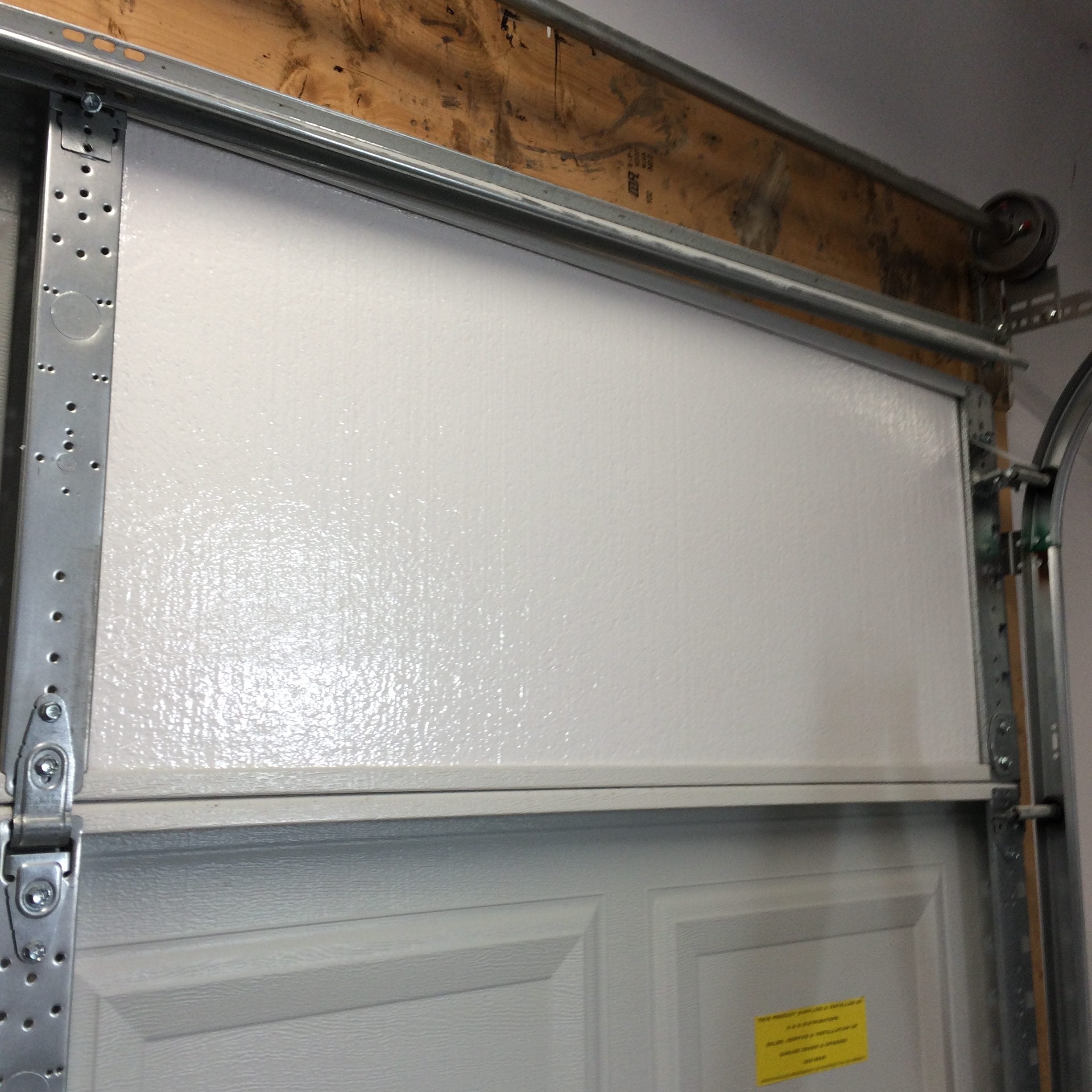 I insulated my garage door (with pics) - RedFlagDeals.com Forums