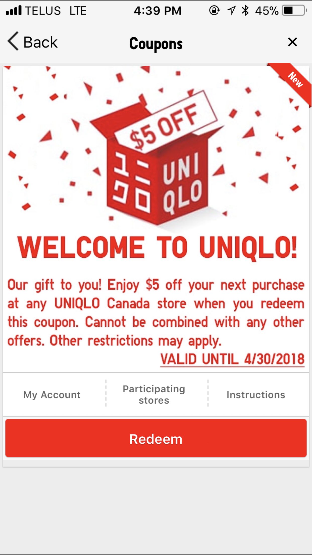 Uniqlo Singapore  UNIQLO Online Store offers you a special discount coupon  to usher in the Chinese New Year Head on to wwwuniqlocomsg now to enjoy  5 discount from now until 23