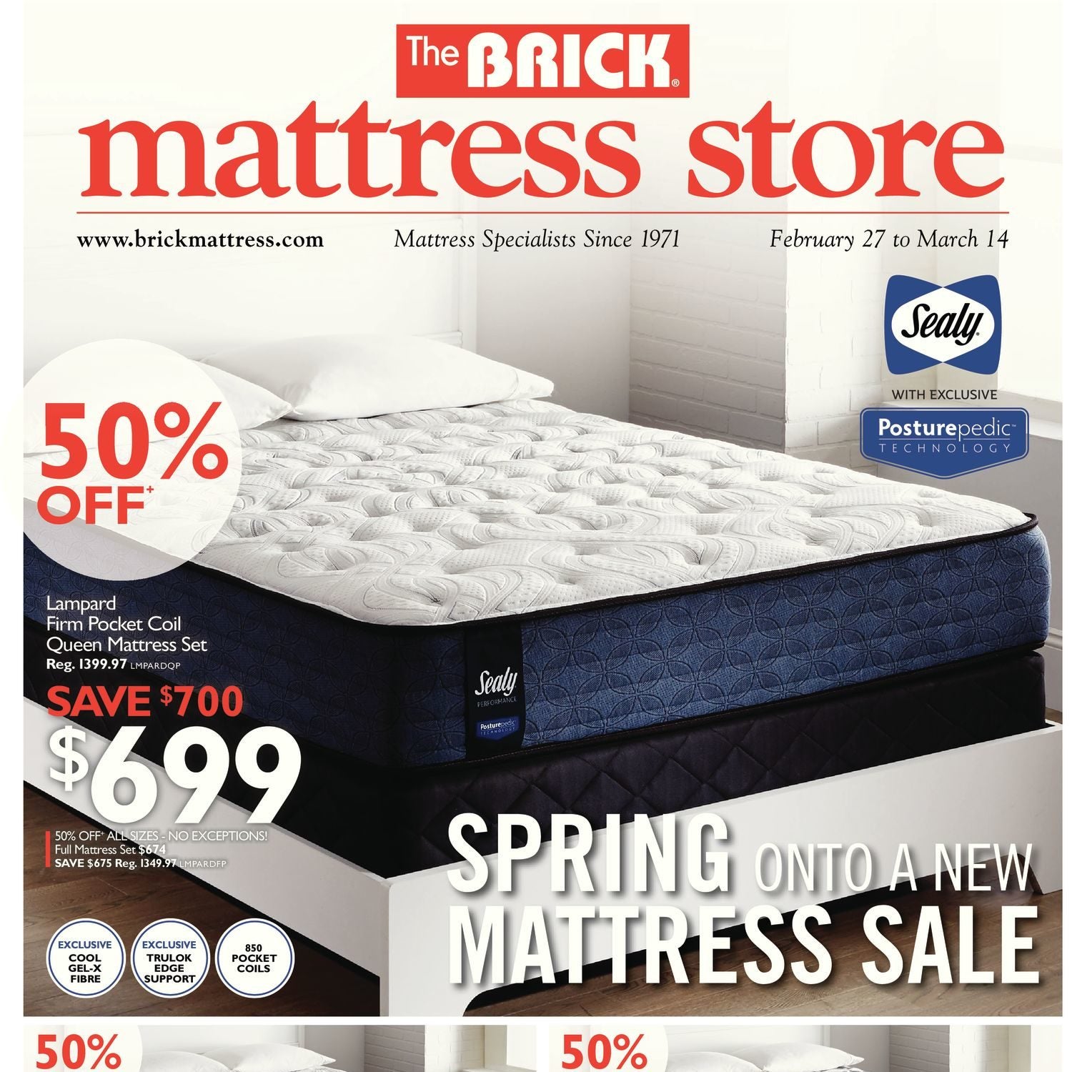 The Brick Weekly Flyer - Mattress Store - Spring Onto A New Mattress ...