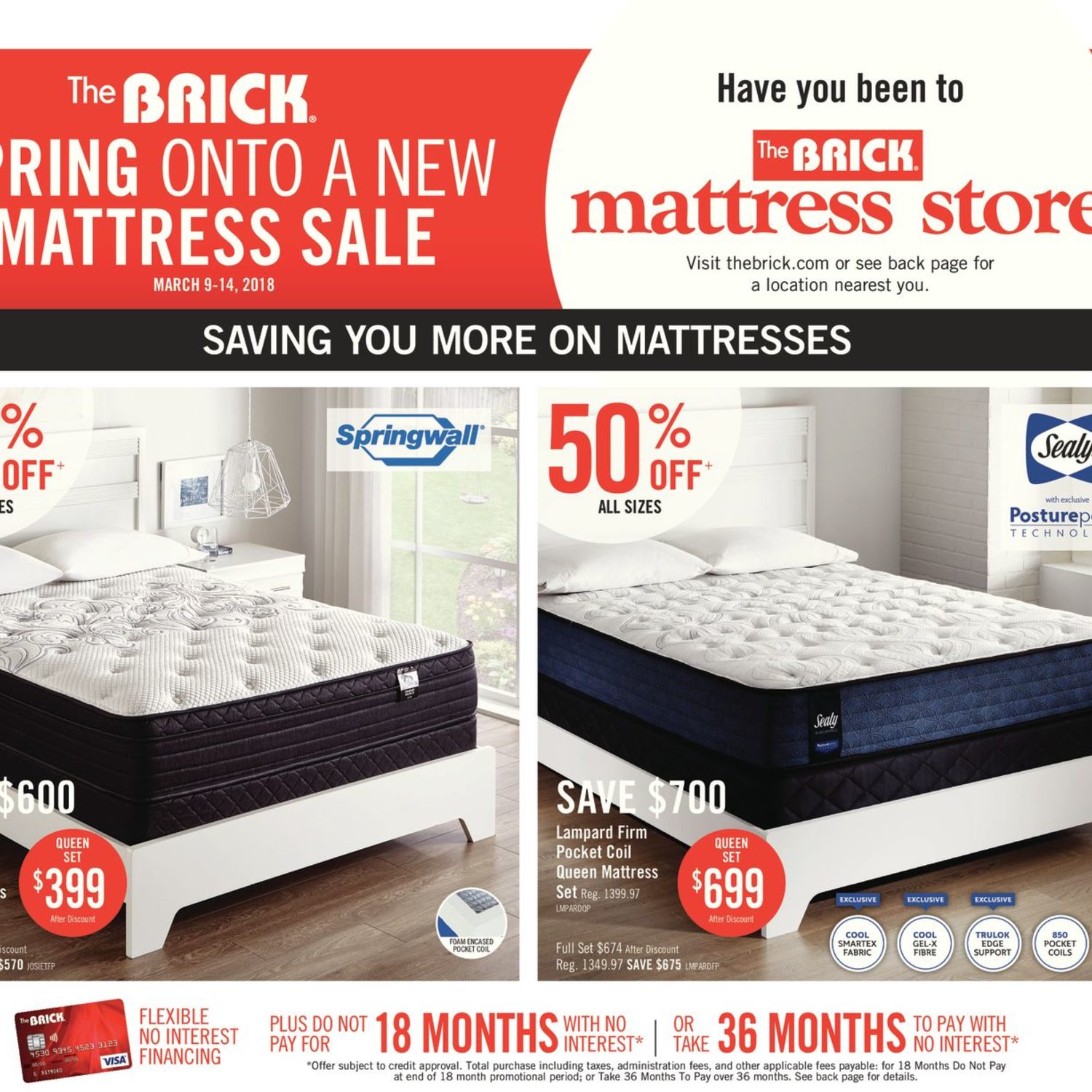 The Brick Weekly Flyer - Mattress Store - Spring Onto A New Mattress 