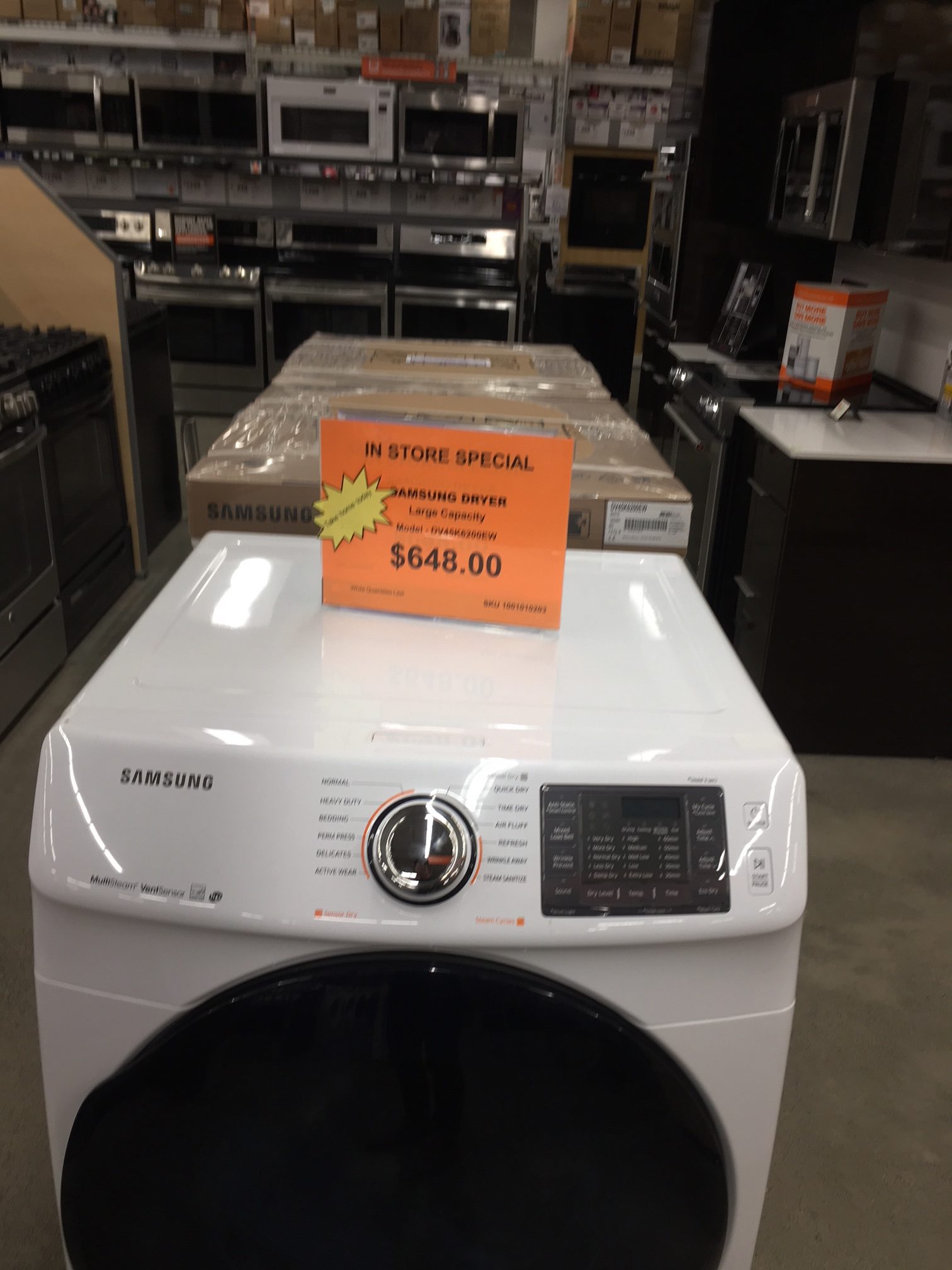 [Home Depot] Samsung Front Load Washer/Dryer [Ancaster] 1256 YMMV
