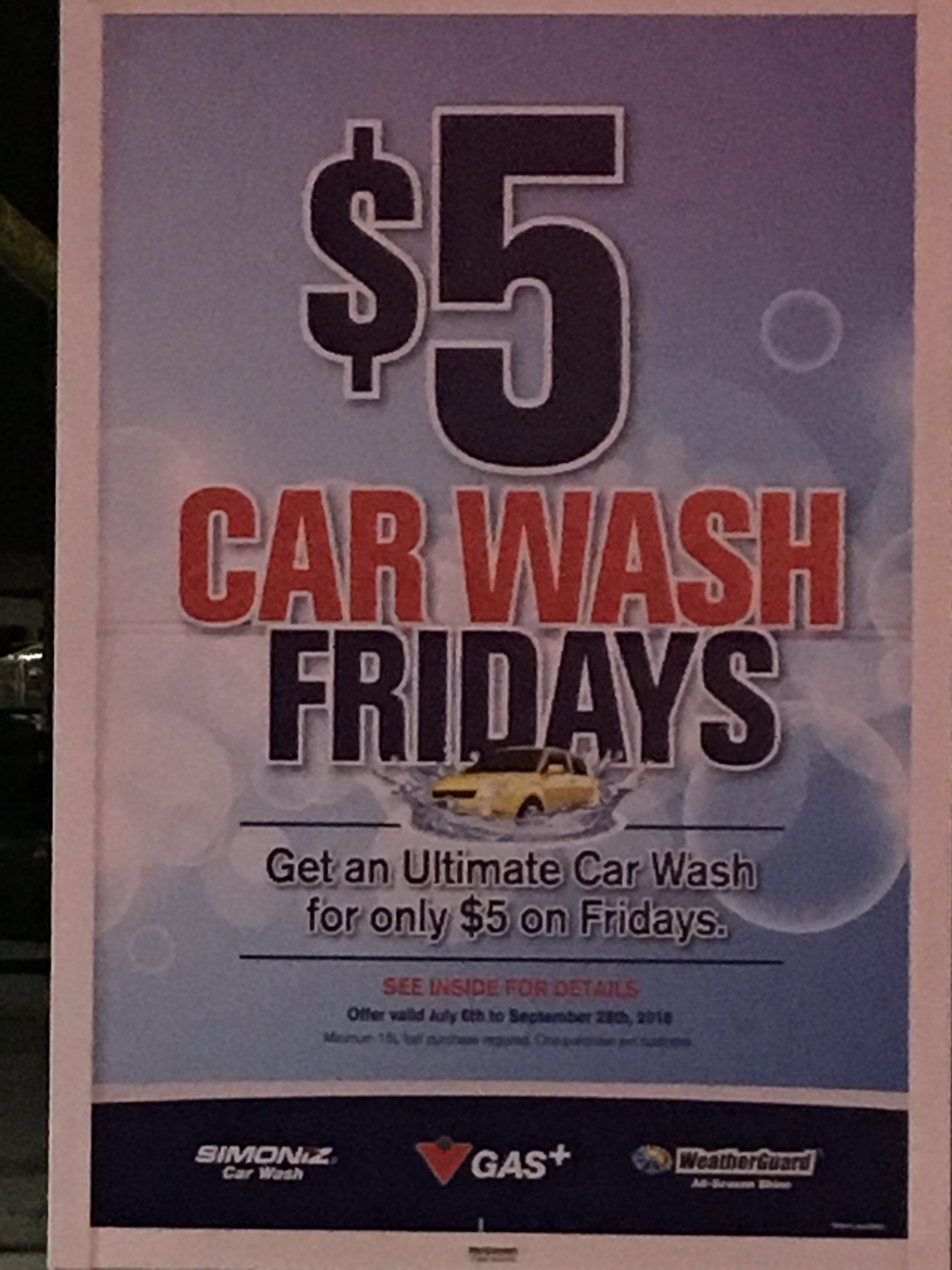 Canadian Tire 5 Car Wash On Fridays - Redflagdealscom Forums