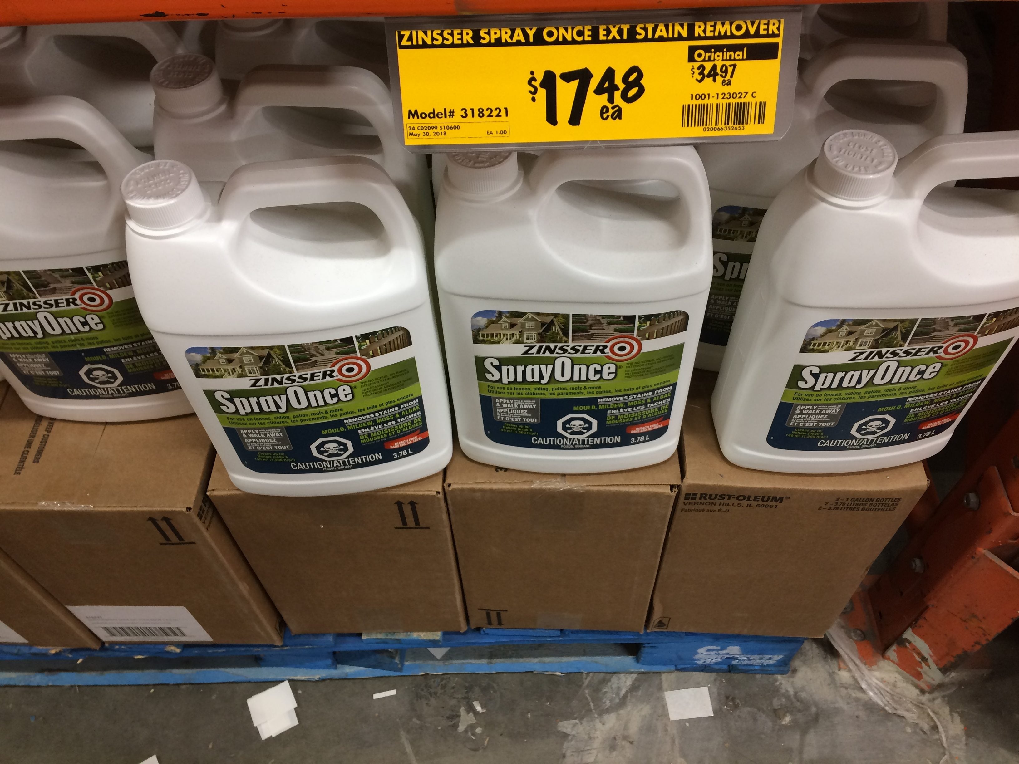 [Home Depot] Thompson’s Waterproofing, Minwax Stains