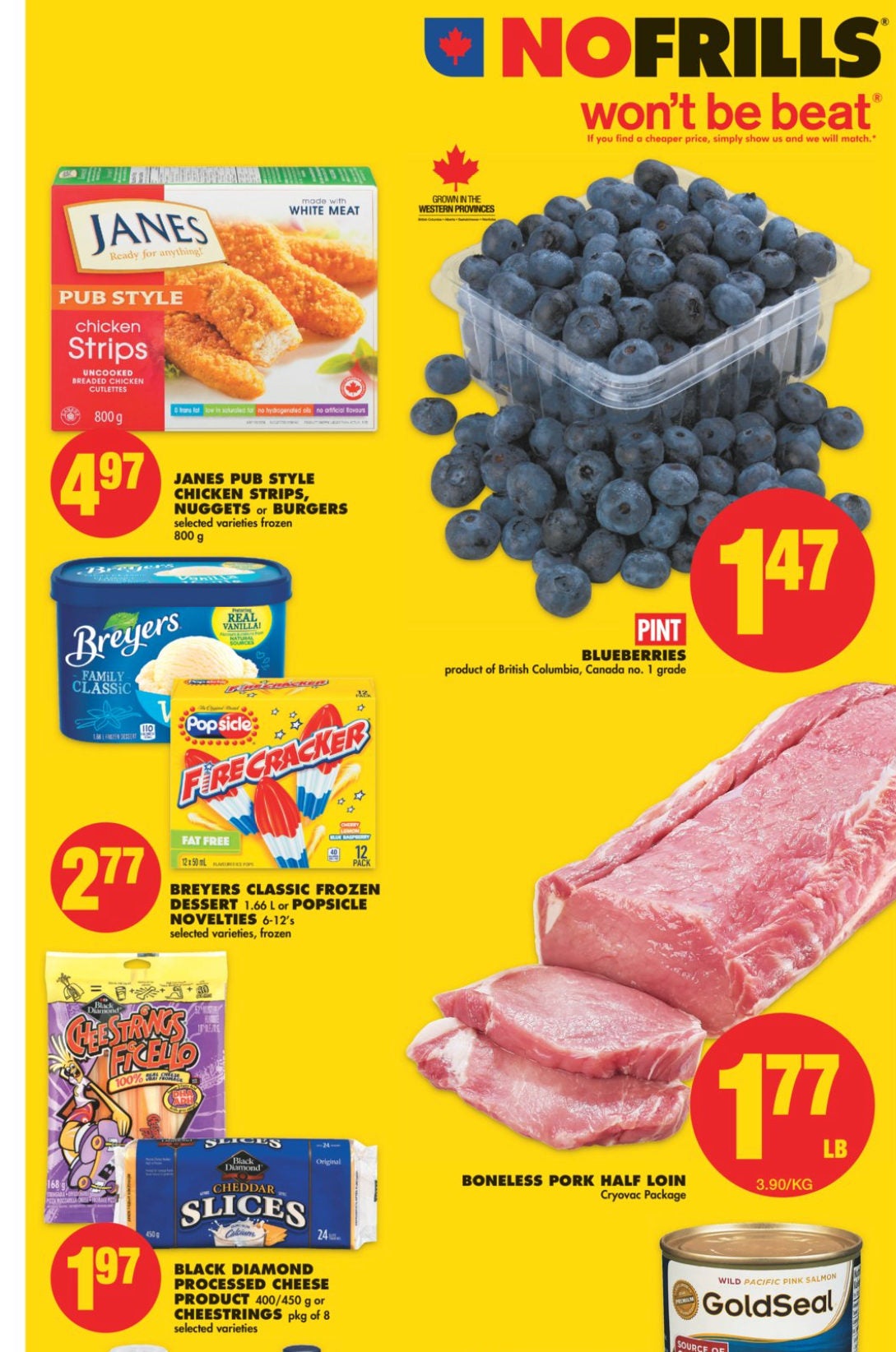 [No Frills] [Western Canada] Janes Pub Style Chicken Strips on sale! 4