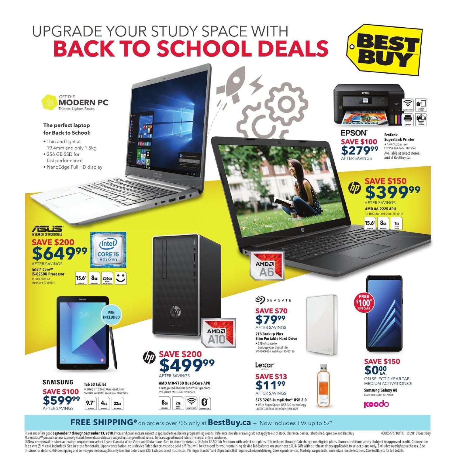 Best Buy Weekly Flyer - Weekly - Back To School Deals - Sep 7 – 13 ...