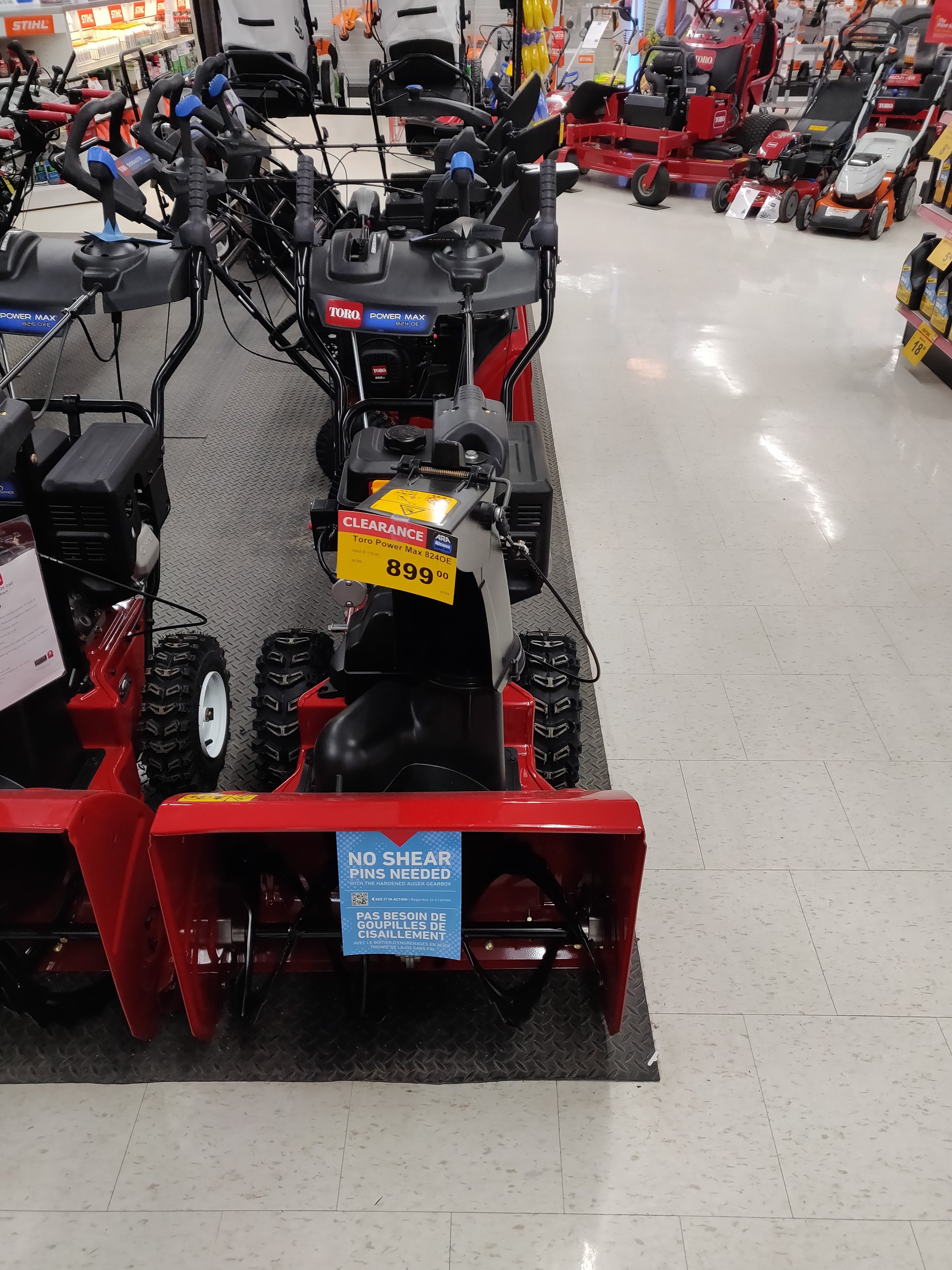 [Home Hardware] Toro Snowblowers Clearance All Models [YMMY Innisfil