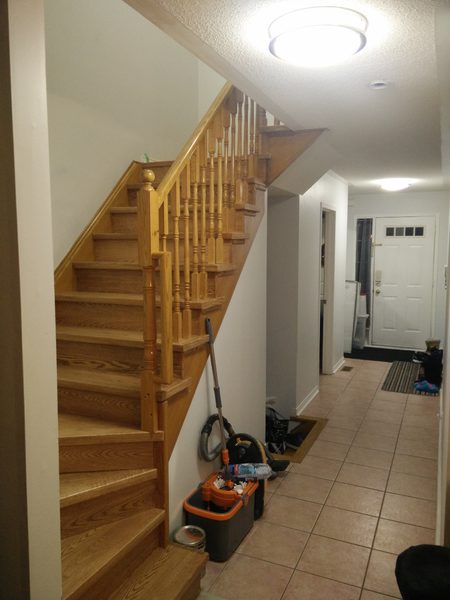 Change Stairs From Carpet To Wood, How Much Does It Cost To Install Hardwood On Stairs
