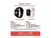 Staples Apple Watch Series 4 GPS (From $459.99) & Series 3 GPS (From $299)