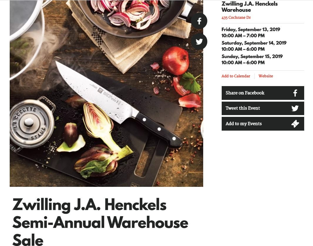 [Zwilling J.A. Henckels] Zwilling J.A. Henckels 2019 Summer/Fall