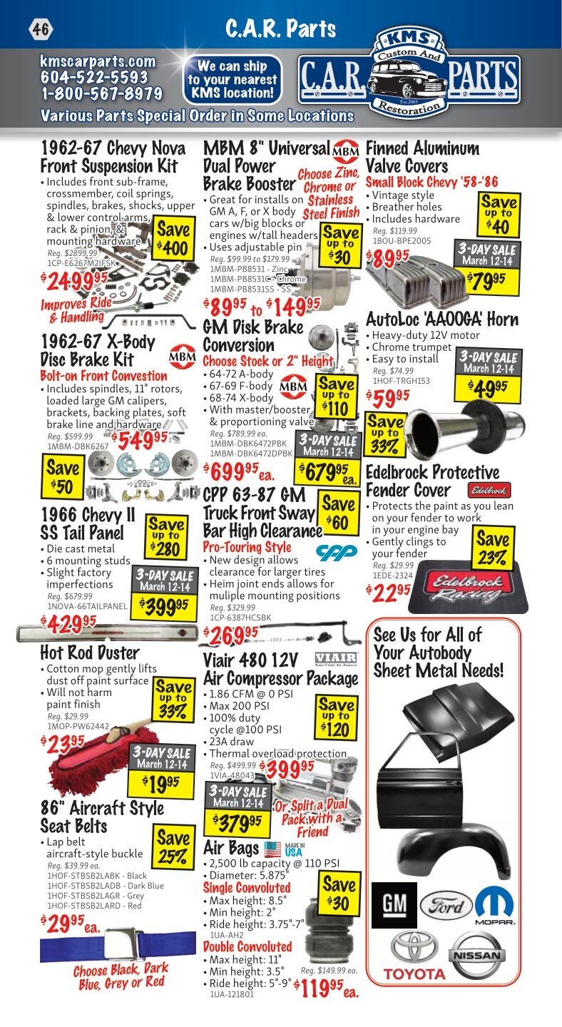 KMS Tools Weekly Flyer - Power Tool Sale - Feb 29 – Mar 31 