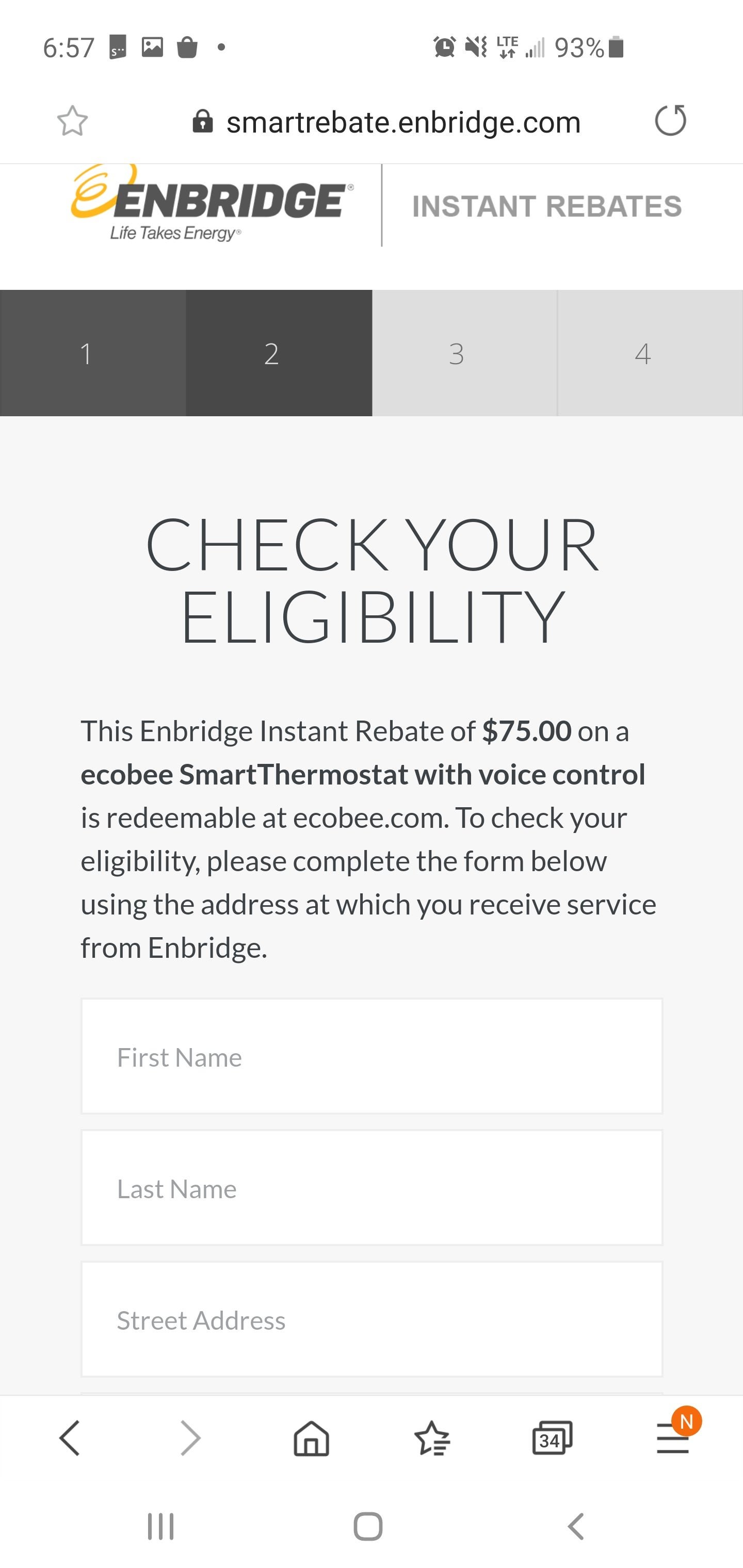 home-depot-ecobee-smart-thermostat-w-sensor-ymmv-enbridge-customers