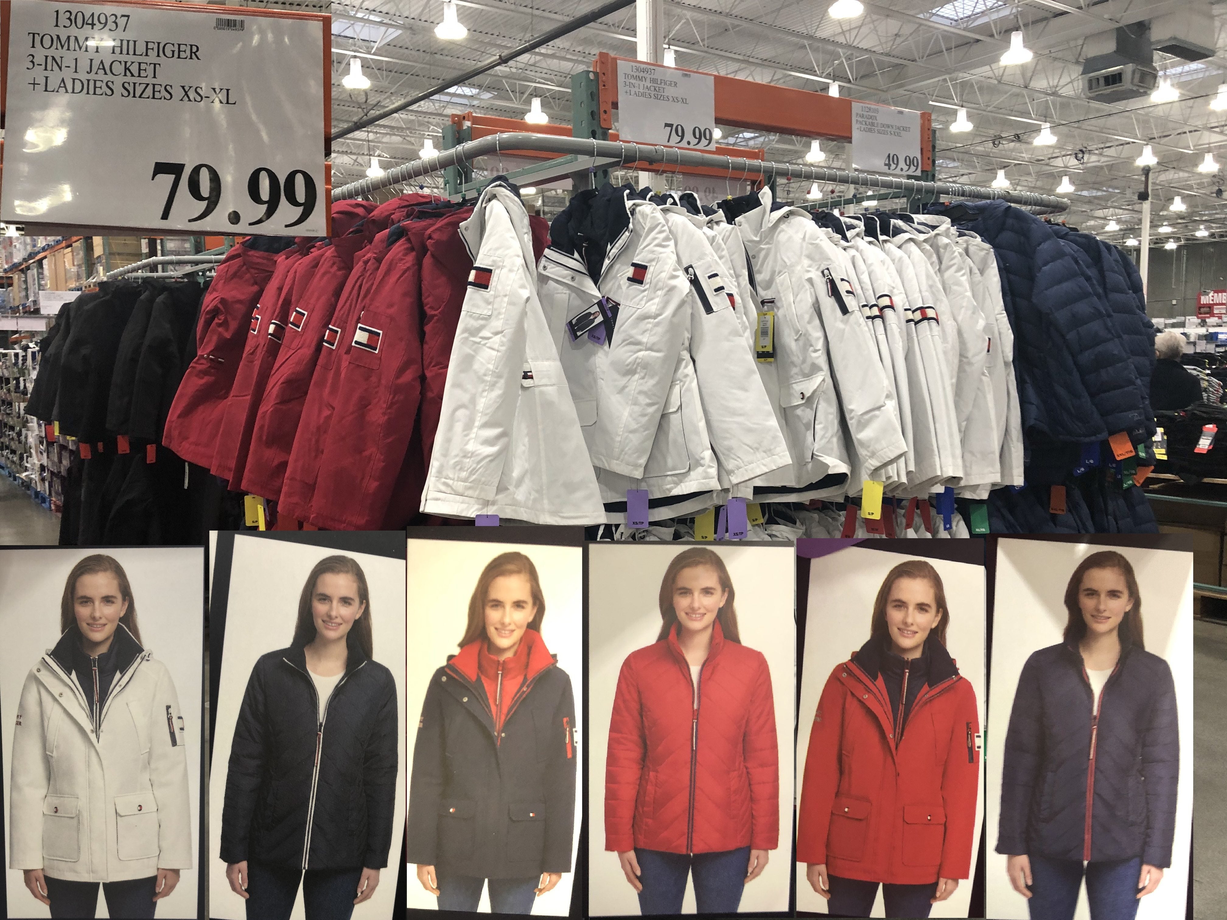 costco tommy hilfiger jacket 3 in 1