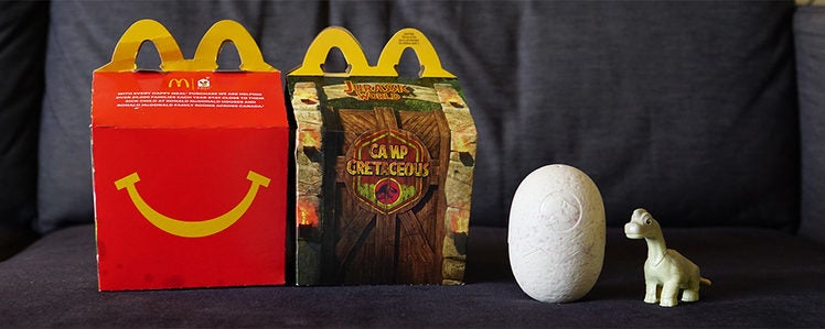 Jurassic World Happy Meal Toys Are Now at McDonald's Canada