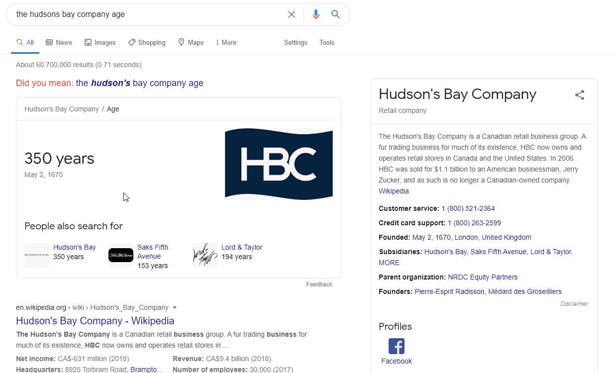 Hudson's Bay Company - Wikipedia