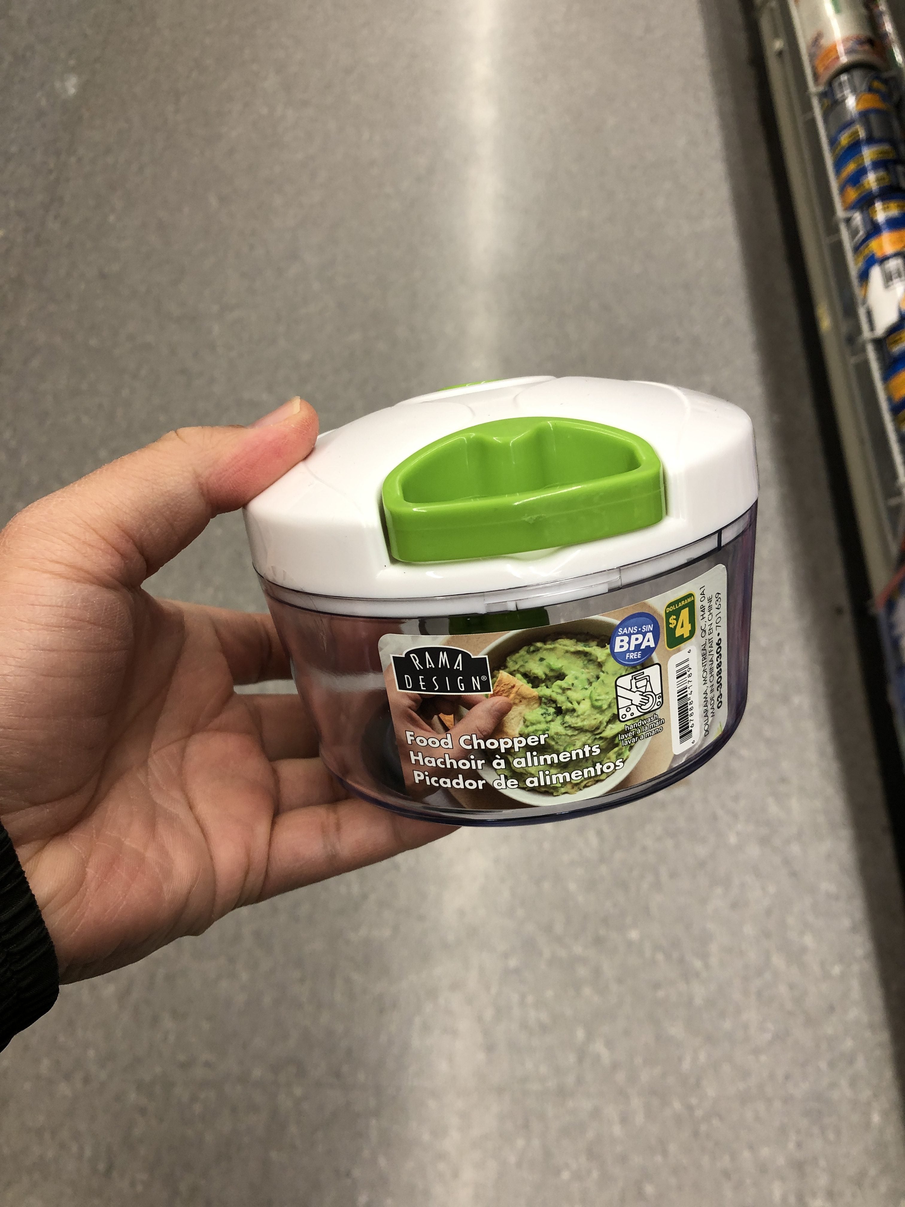 [Dollarama] 4 Door Knob Set / Food Chopper BPA FREE / USB CLIP LIGHT