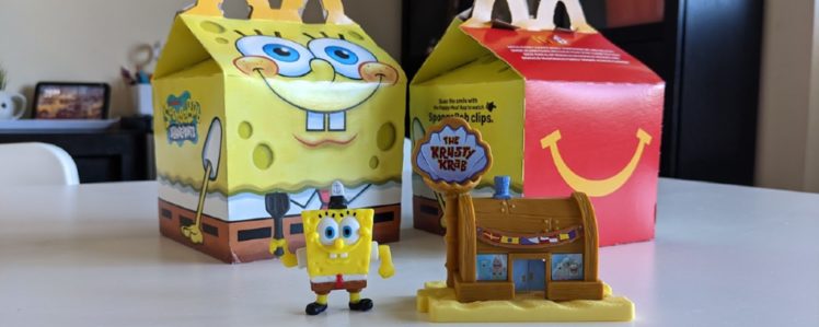 SpongeBob Happy Meal Toys Have Arrived at McDonald's Canada
