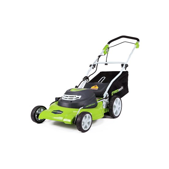 1. Editor's Pick: Greenworks 25022 12 Amp Corded 20-Inch Lawn Mower
