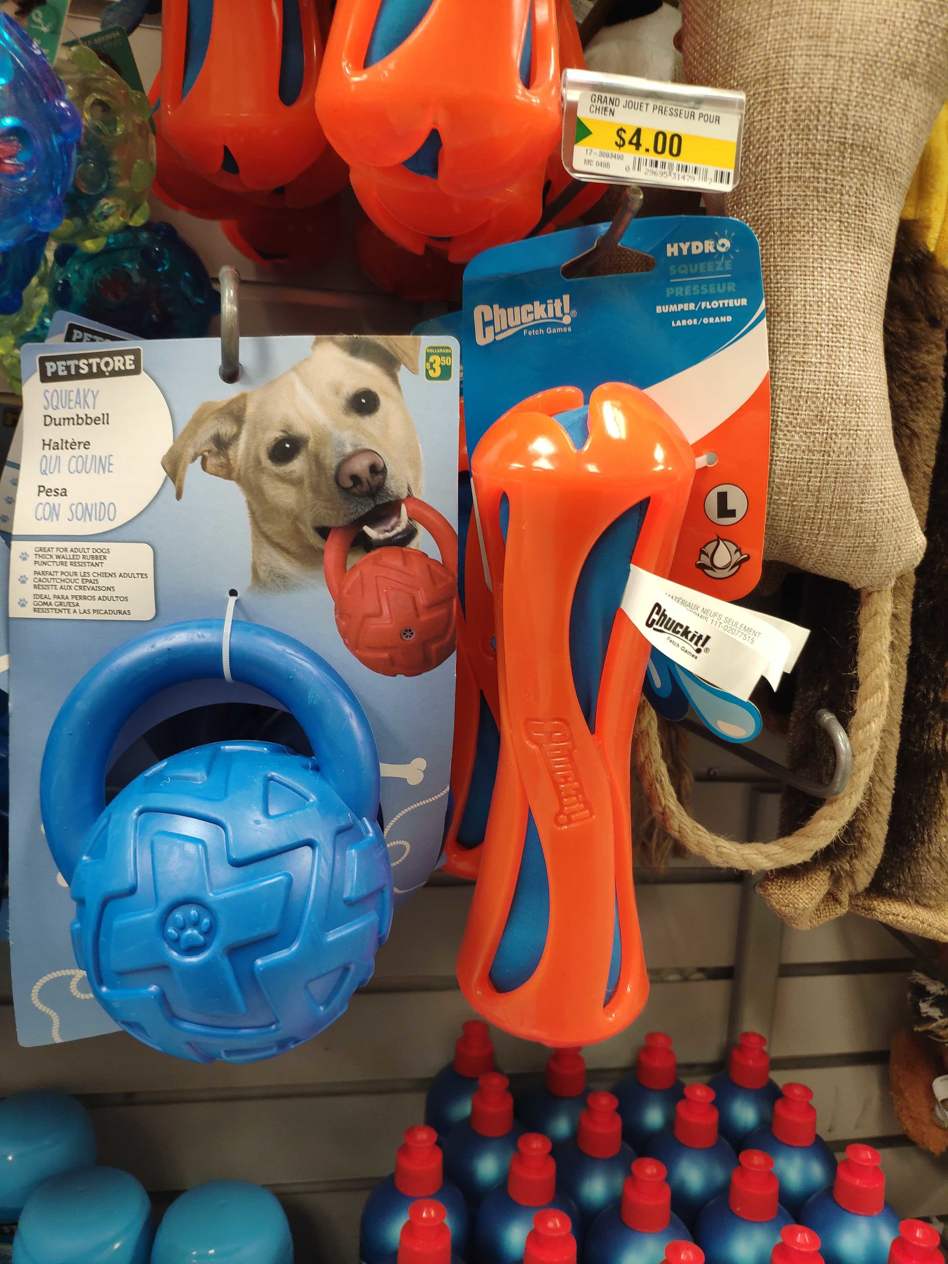 Dollarama shop dog toys