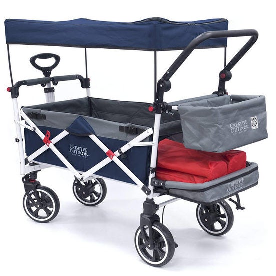 2. Runner Up: Creative Outdoor Push Pull Collapsible Wagon Cart