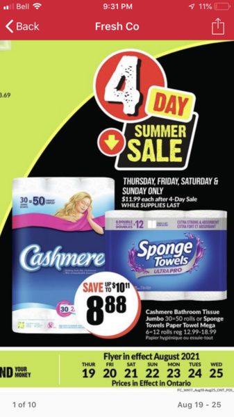 [Costco] Cashmere Toilet Paper/Sponge Towels - Buy both save $26 - Page ...