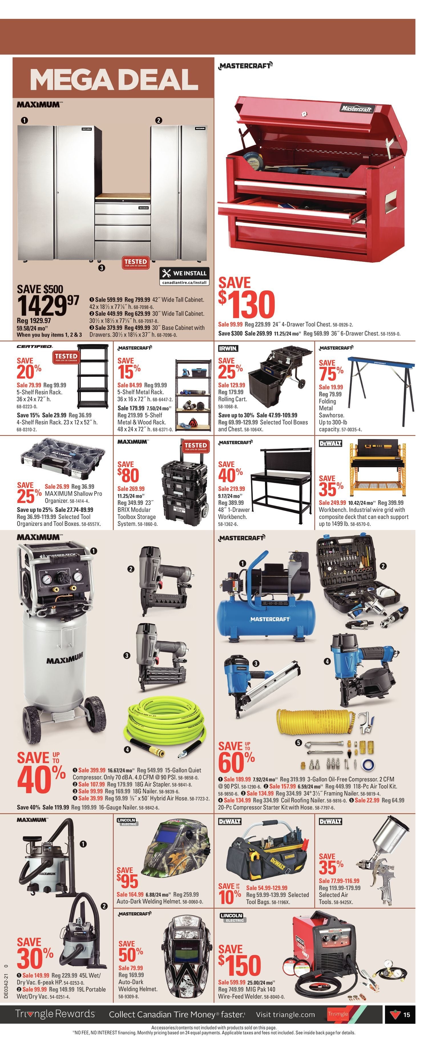 Canadian Tire Weekly Flyer - Weekly - Fall Mega Sale - Oct 15 – 21