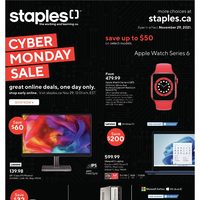 Staples - Cyber Monday Sale Flyer