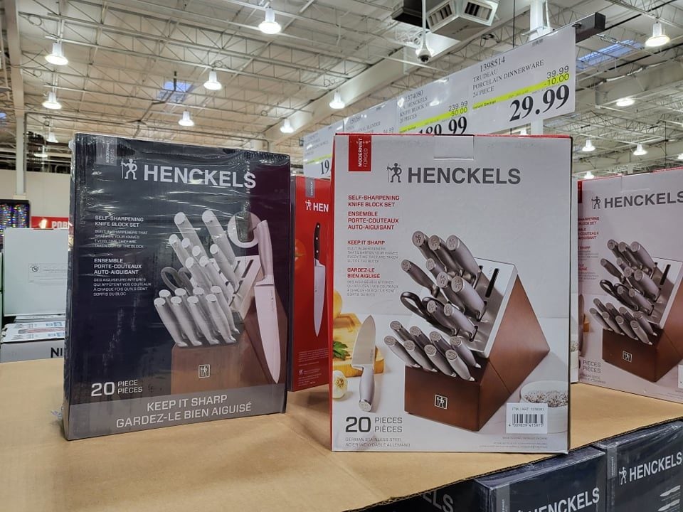 Henckels Classic 20-Piece Self-Sharpening Knife Block Set 31185-020 - The  Home Depot