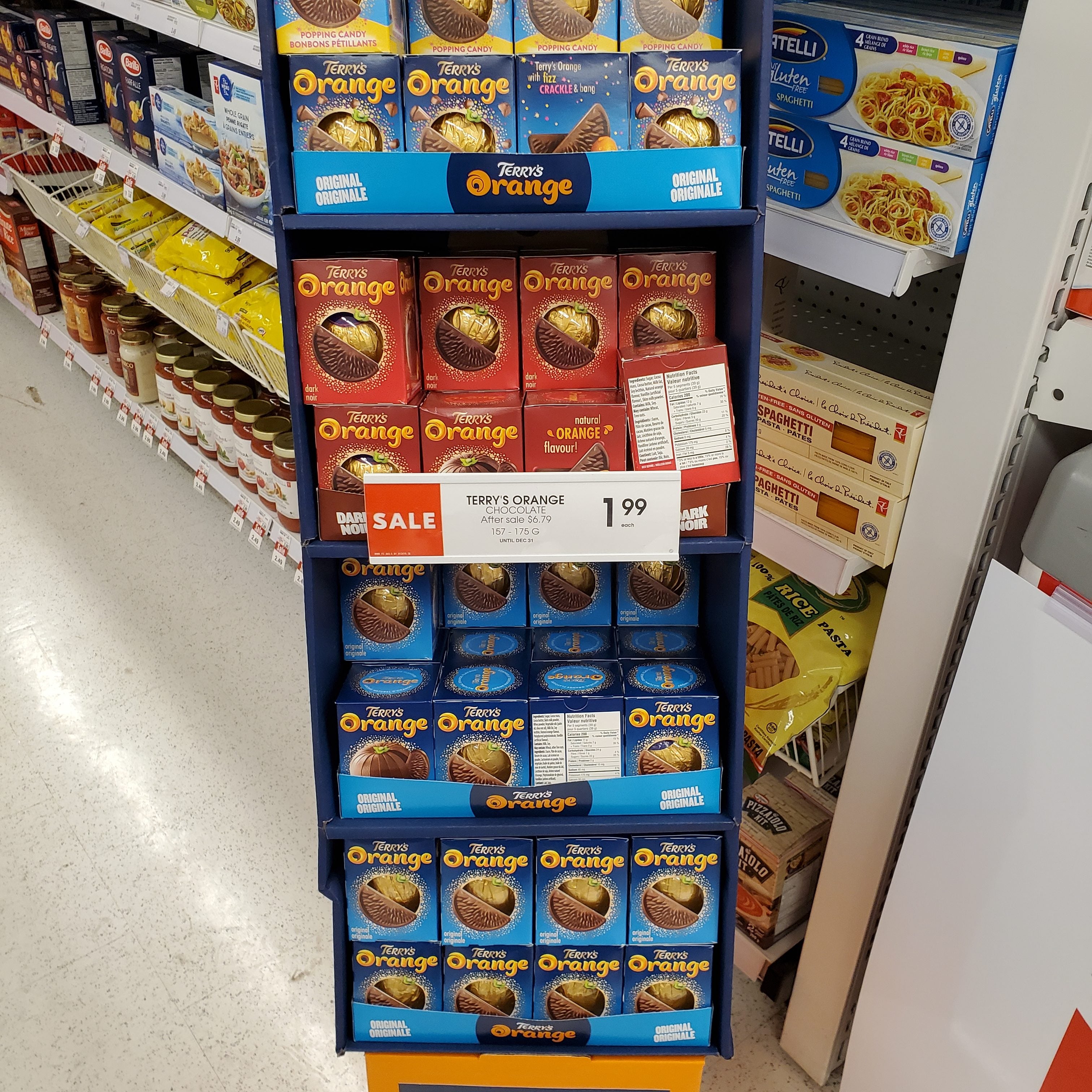 Shoppers rush to buy Terry's Chocolate Orange bar making a