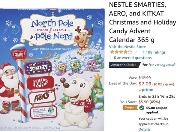 Amazon.ca] Nestle Advent Calendars for $2.09 (from $9.99 and $12.99) -  RedFlagDeals.com Forums