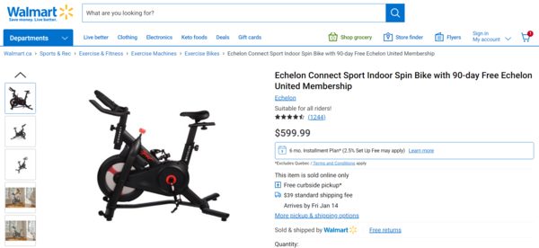 Echelon fitness equipment 