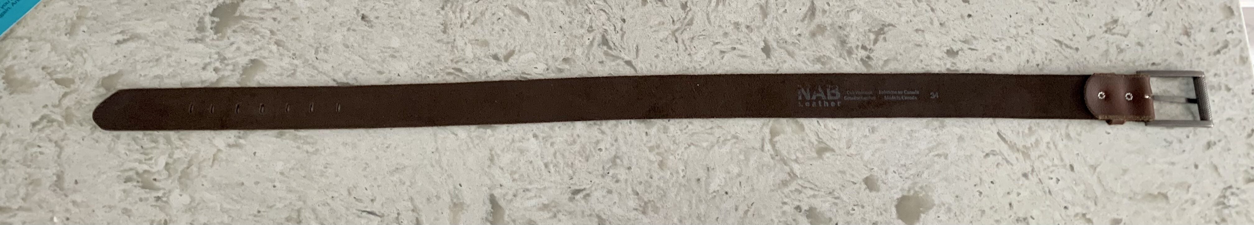 Nab Leather belt received ? Please post 