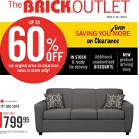 The Brick - Outlet - Saving You Even More on Clearance Flyer