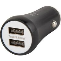 3.1A Dual-USB Car Charger With Glass Breaker