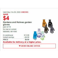 Gardena and Holmes Garden Gloves