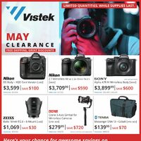 Vistek - May Clearance Sale Flyer