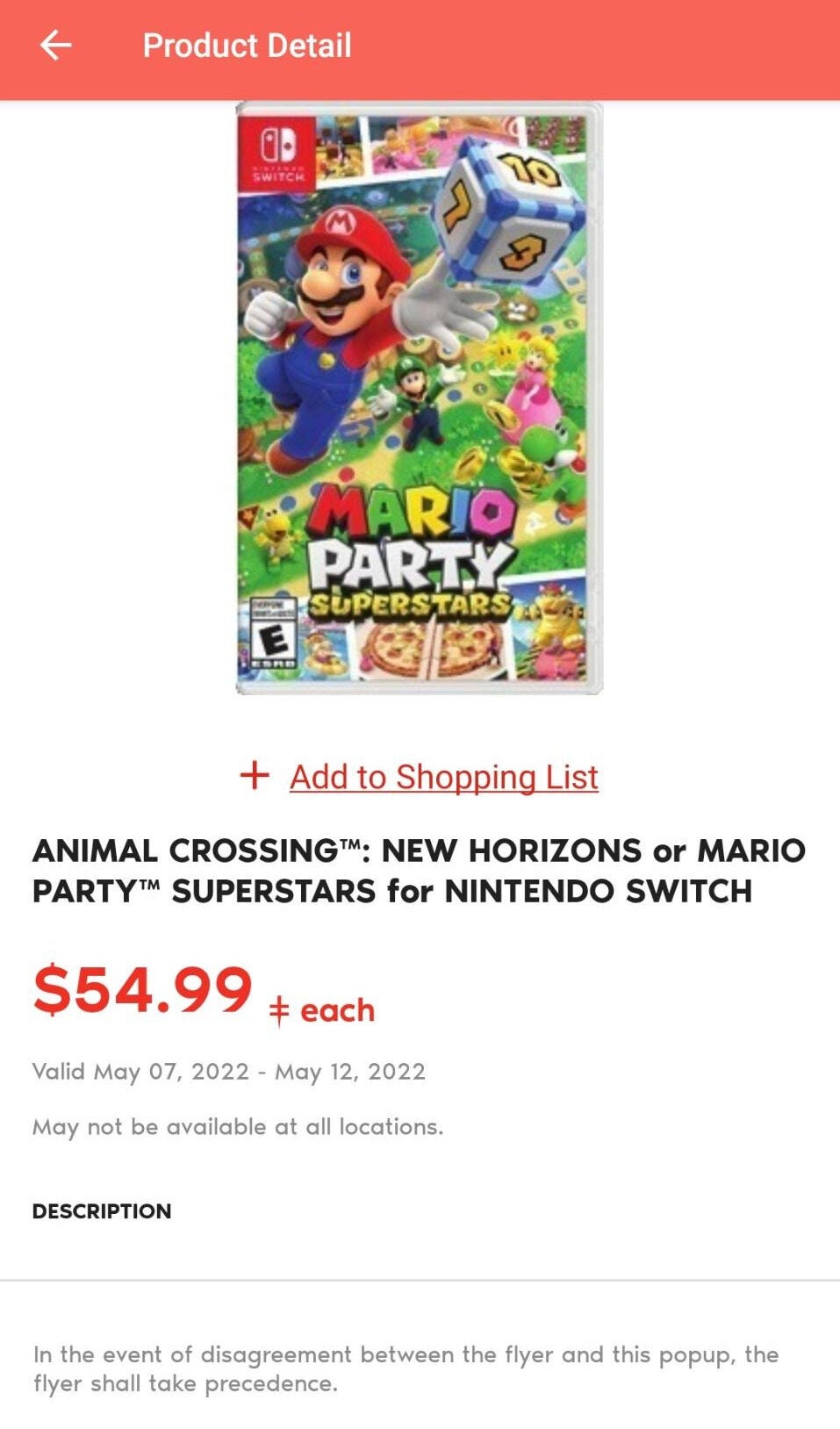 shoppers mario party