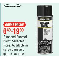 Armor Coat Rust And Enamel Paint