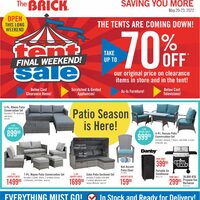 The Brick - Final Weekend! - Tent Sale (AB/SK/MB) Flyer