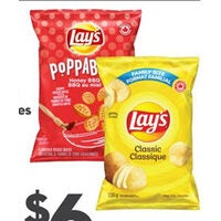 Lay's XXL Potato Chips or Poppables Potato Snacks