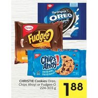 Christie Cookies Oreo, Chips Ahoy! Or Fudgee-O 