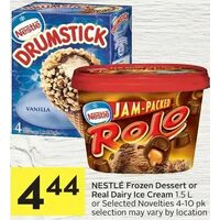 Nestle Dessert Or Real Dairy Ice Cream Or Novelties