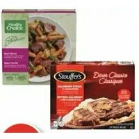 Healthy Choice Steamers or Stouffer's Diner Classics Frozen Entrees