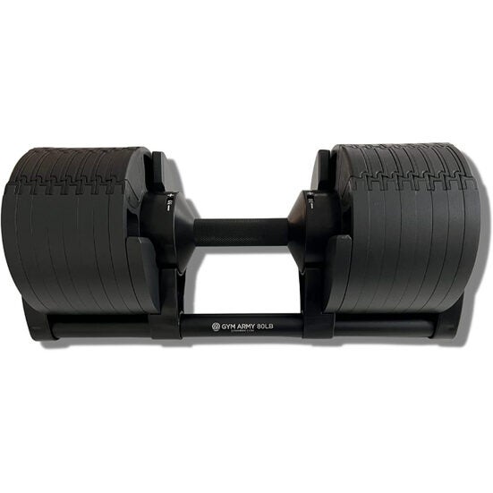 6. Best Heavyweight: Gym Army Nuobell Adjustable Dumbbells
