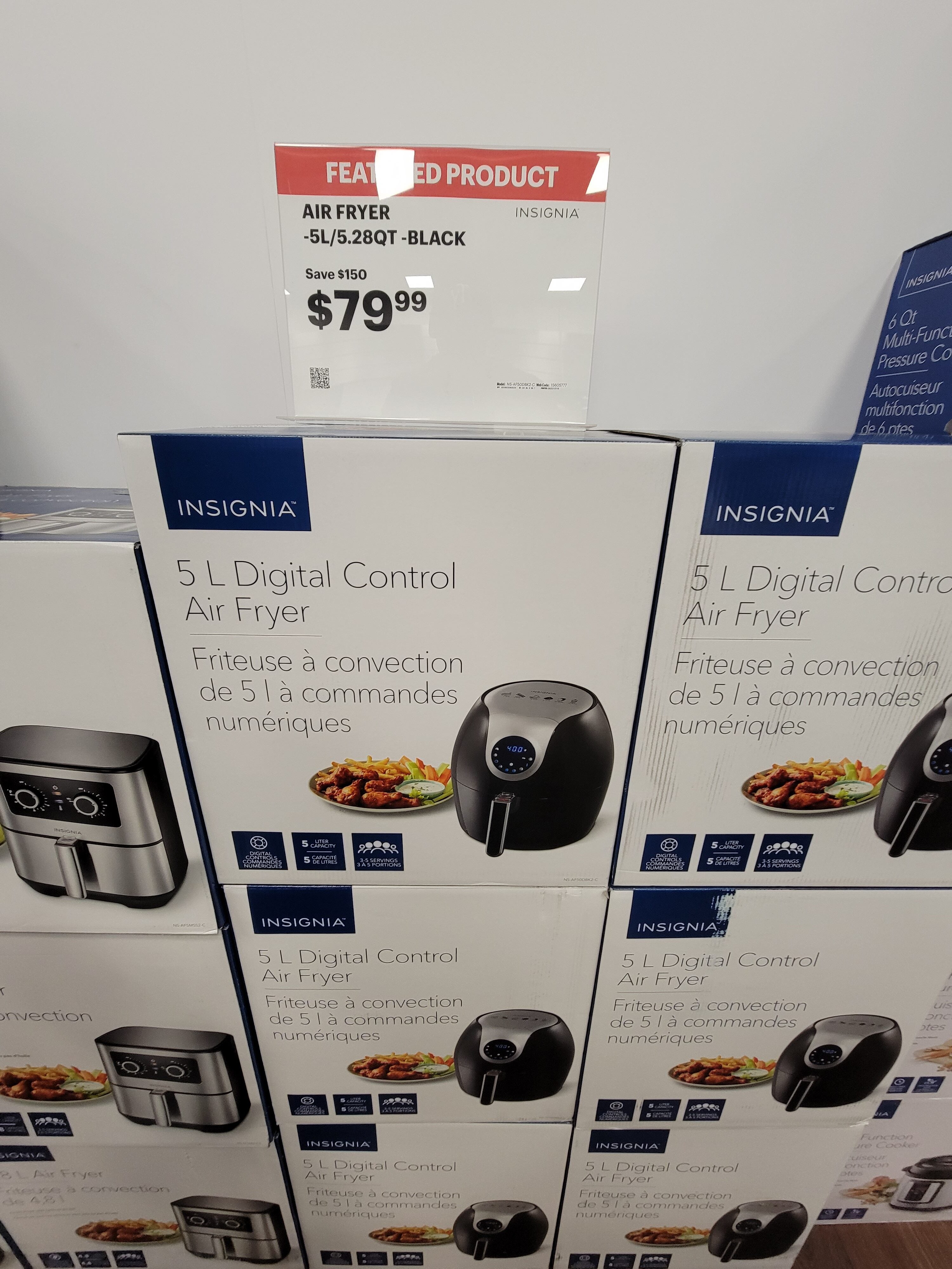 Air fryer deal: Save 50 percent on the top-rated Insignia 5-quart