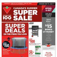 Canadian Tire - Weekly Deals - Canada's Summer Super Sale (ON) Flyer