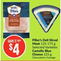 Piller's Deli Sliced Meat, Castello Blue Cheese 