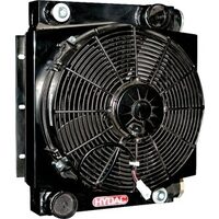 Hydac 12V DC Air-Cooled Hydraulic Oil Cooler With Bypass