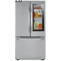 LG 36'' 27 Cu.Ft InstaView Door-In-Door French Door Refrigerator 
