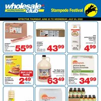 Wholesale Club - Stampede Festival (AB) Flyer